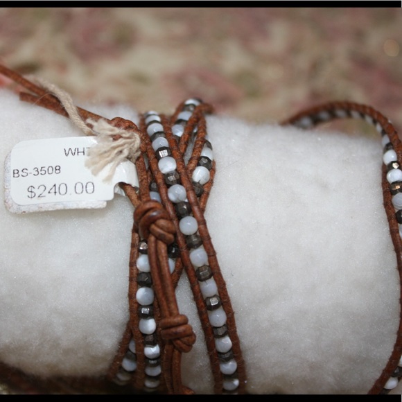 LOWEST PRICE Chan luu beaded wrap on leather - Picture 2 of 3